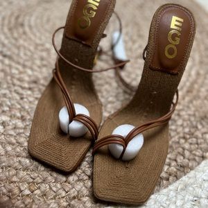Brand New 🚨 Brown Ego Heeled Sandals